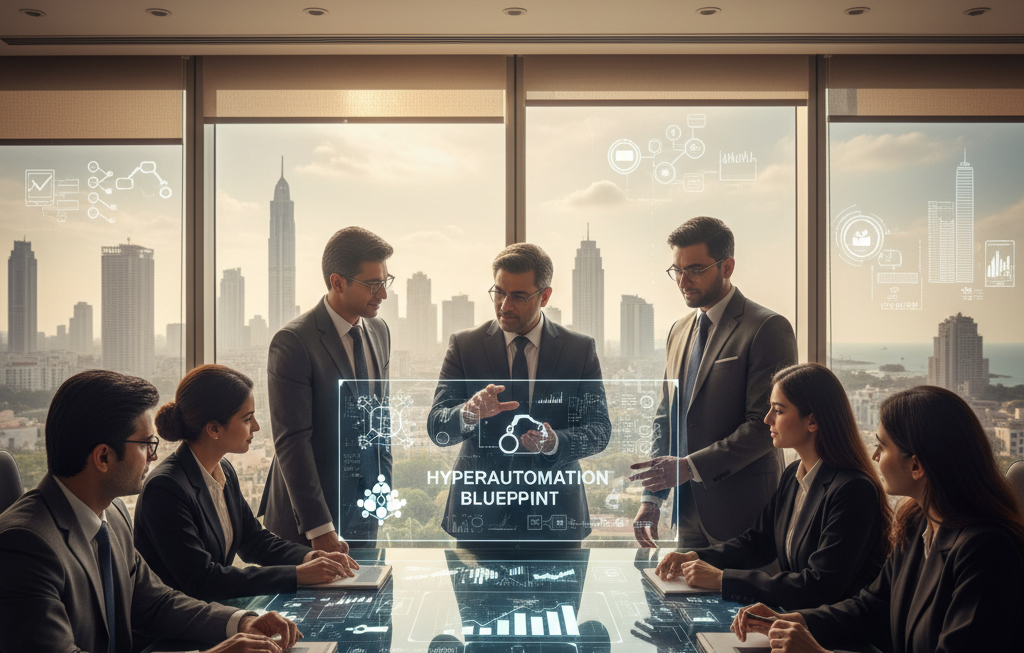 Hyperautomation Blueprint for Scalable Growth: AI & RPA Strategies for India & Middle East Businesses