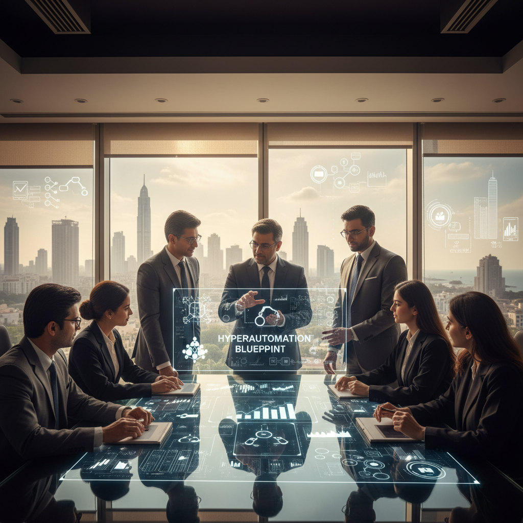 Hyperautomation Blueprint for Scalable Growth: AI & RPA Strategies for India & Middle East Businesses